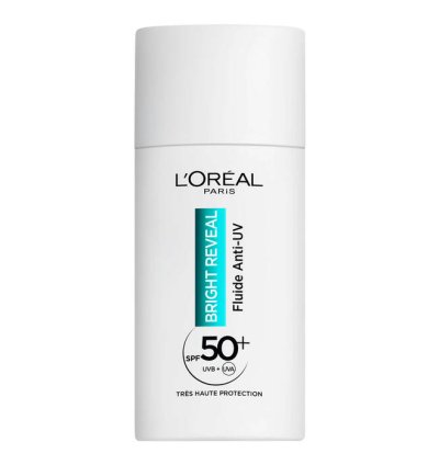 L'OREAL Bright Reveal Fluide Anti-UV SPF50+ Anti-Taches Niacinamide