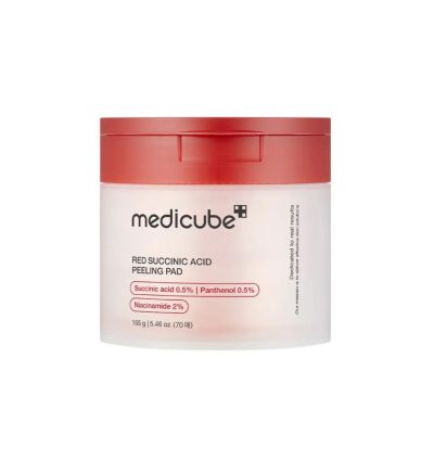 MEDICUBE Red Succinic Acid Peeling Pad (70pcs)