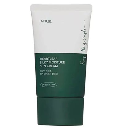 Anua Heartleaf Silky Moisture Sun Cream