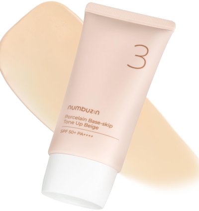 numbuzin No.3 Porcelain Base-skip Tone Up Beige | SPF50+ PA++++