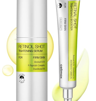 CELIMAX Retinal shot Booster cream 15ml + Retinol shot Serum 30ml